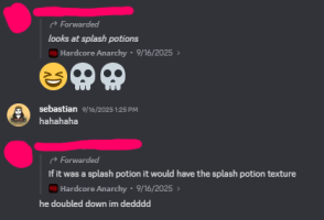 Private DMs from other community members reacting to his public behavior.